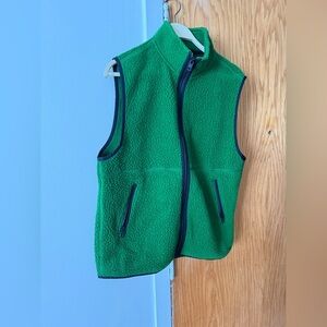 TNA polartec mock neck Green Fleece Vest